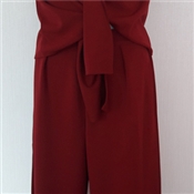 [MD-0027] เสื้อ+กางเกง     สีแดง  F /